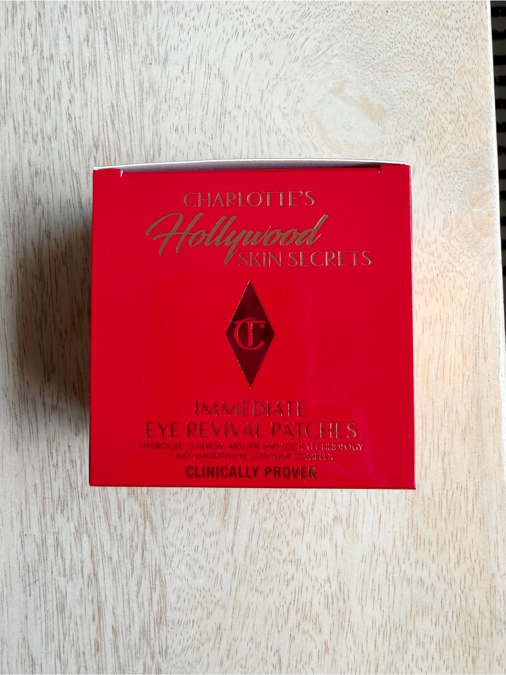 Charlotte Tilbury NEW! Immediate Eye Revival Patches, Hollywood Skin Secrets